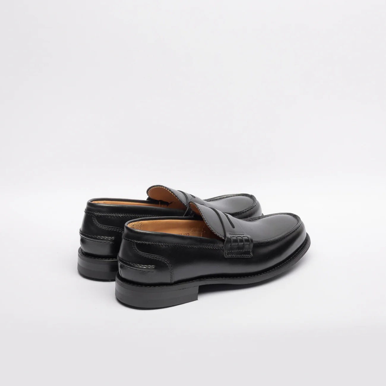 Mocassino penny Cheaney Joseph & Sons Dorking II R in pelle nera