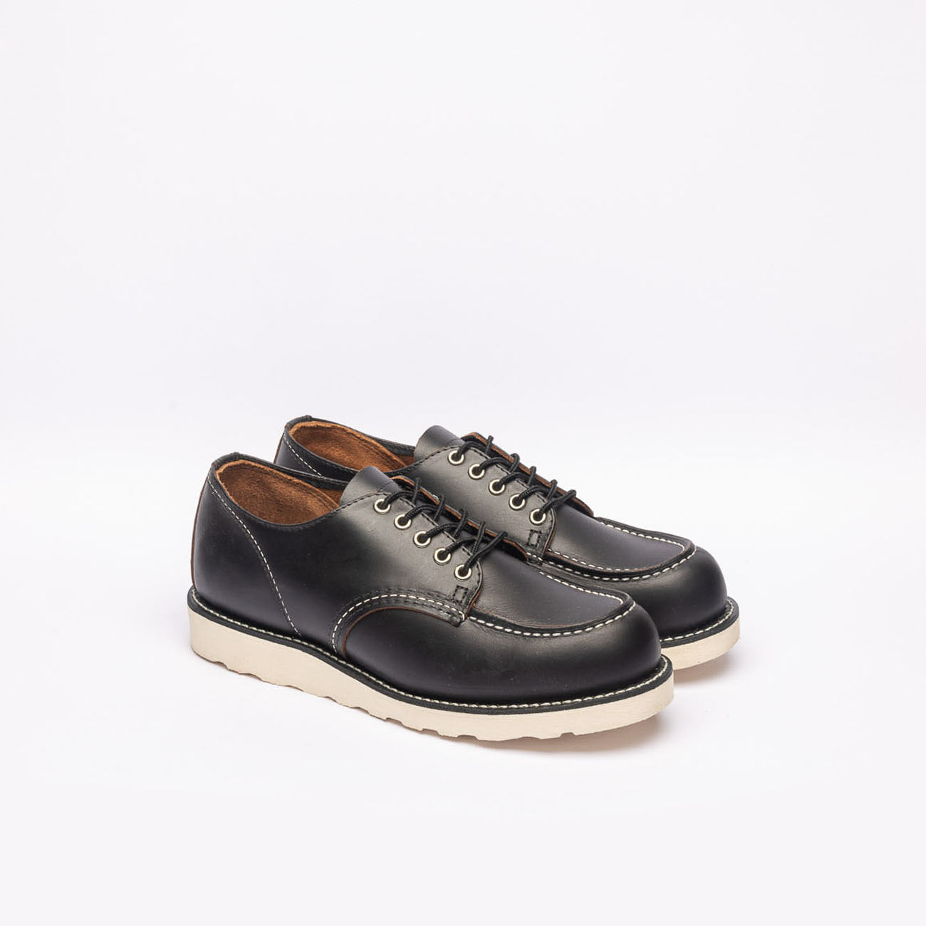 Stringata derby Red Wing Shop Moc 8090 in pelle nera