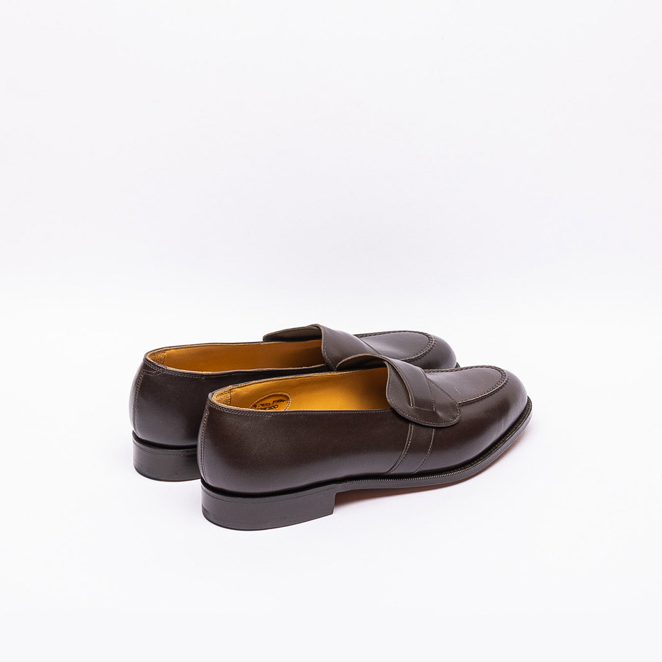 Mocassino incrociato Edward Green Lulworth in pelle marrone (Espresso calf)