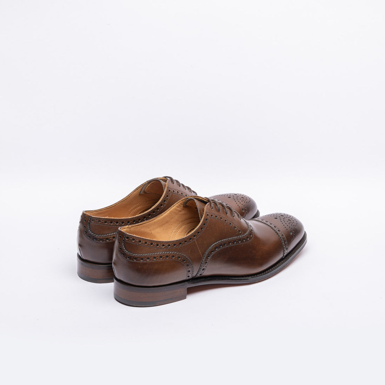 Stringata oxford Cheaney Joseph & Sons Wilfred in pelle marrone