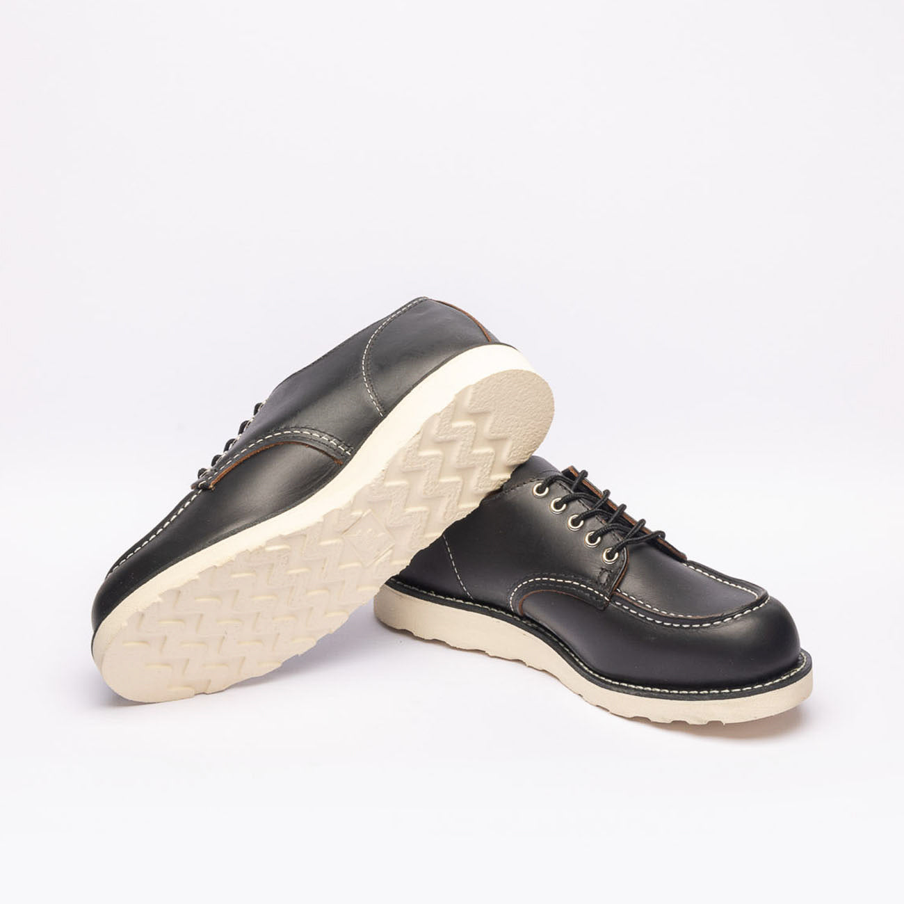 Stringata derby Red Wing Shop Moc 8090 in pelle nera