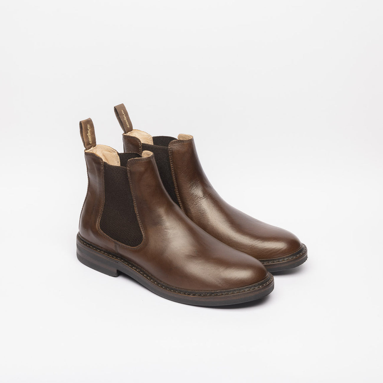 Stivale chelsea Astorflex Kudoflex in pelle marrone