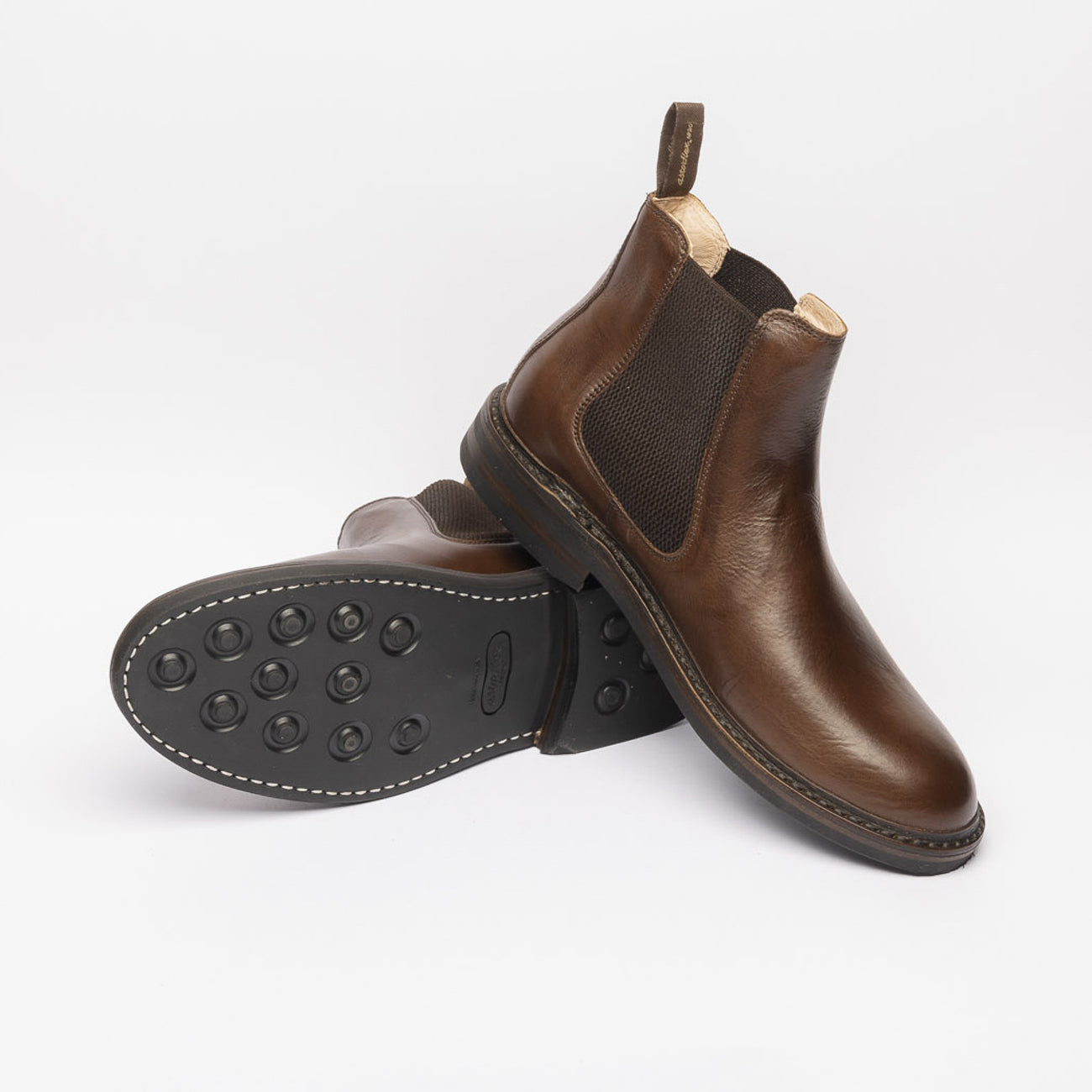Stivale chelsea Astorflex Kudoflex in pelle marrone