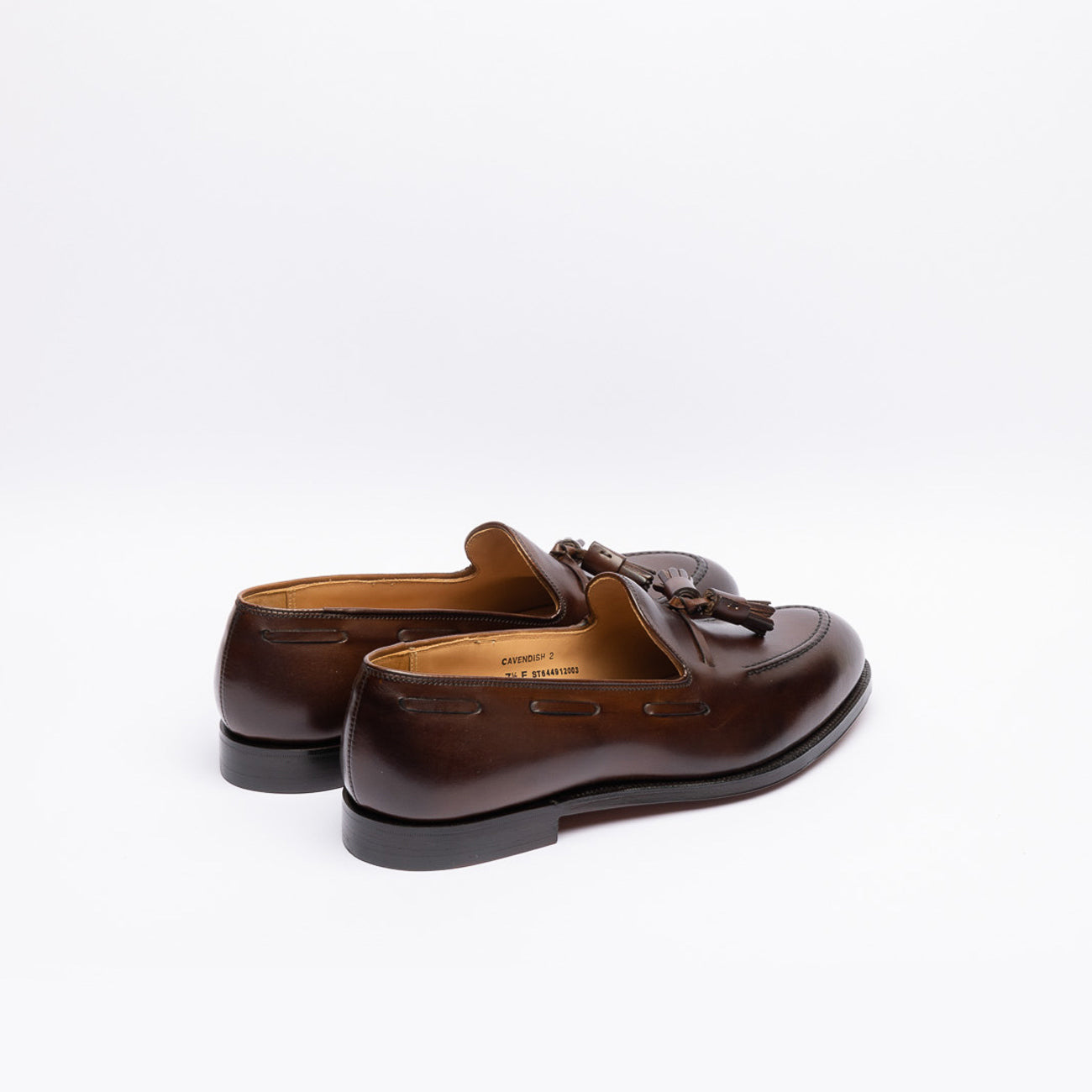 Crockett & Jones Cavendish 2 tassel loafer in brown leather