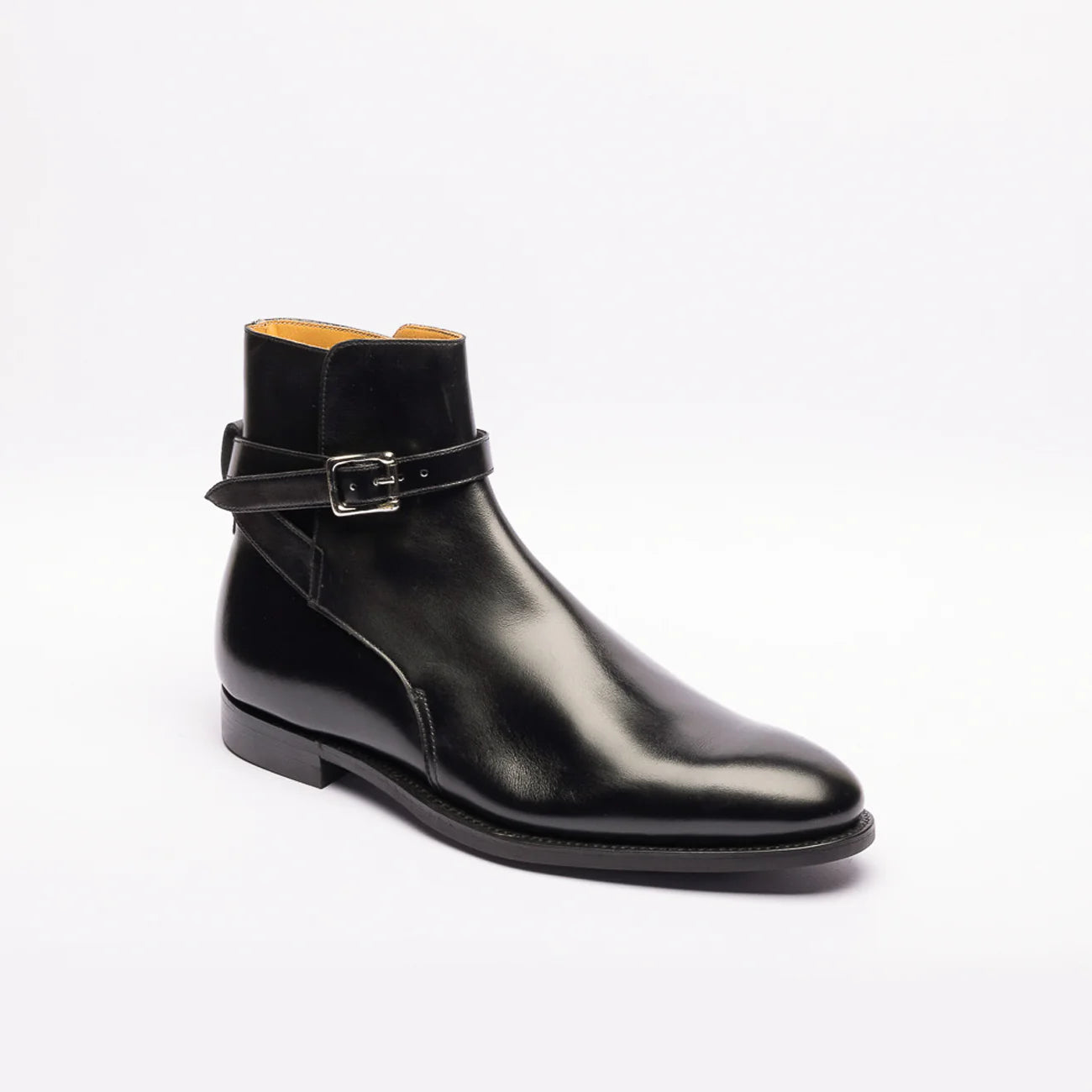 Stivale mono fibbia Crockett & Jones Cottesmore in pelle nera