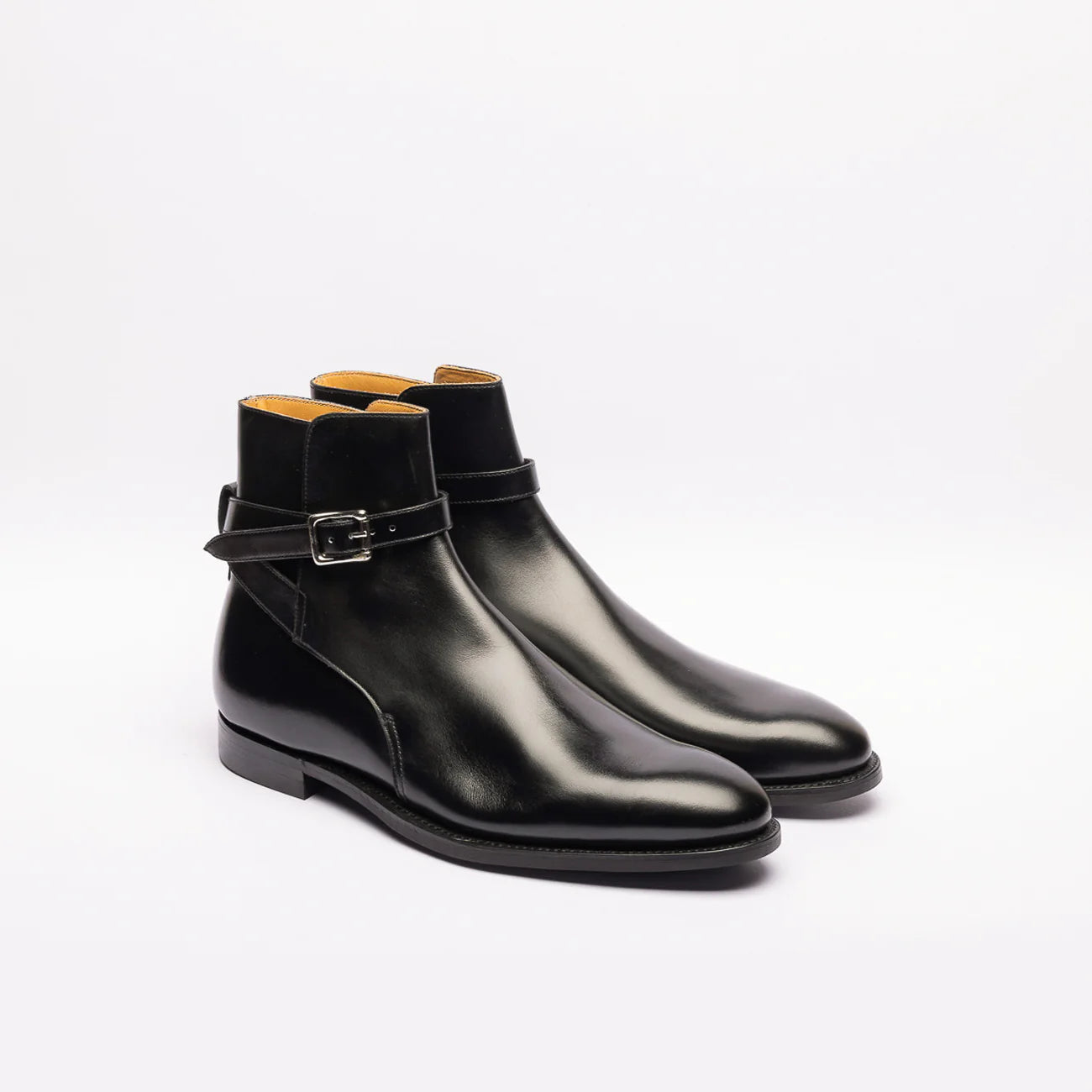 Stivale mono fibbia Crockett & Jones Cottesmore in pelle nera