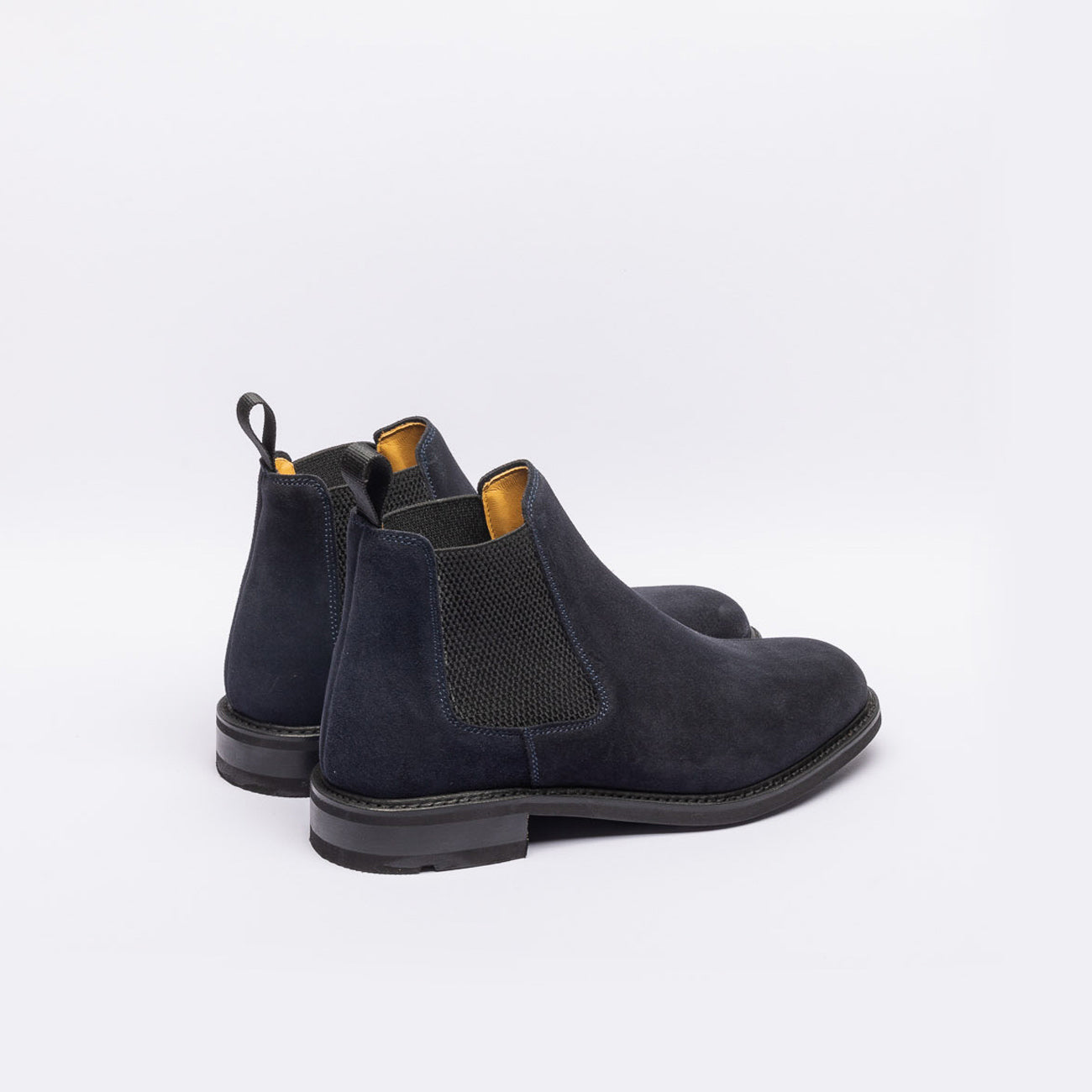 Stivale cheslea Berwick 446 in camoscio blu