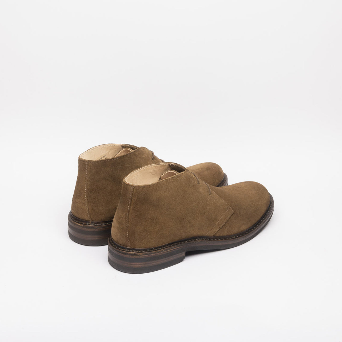 Stivale chukka Astorflex Greenflex Rubber in camoscio marrone (Dark Khaki)