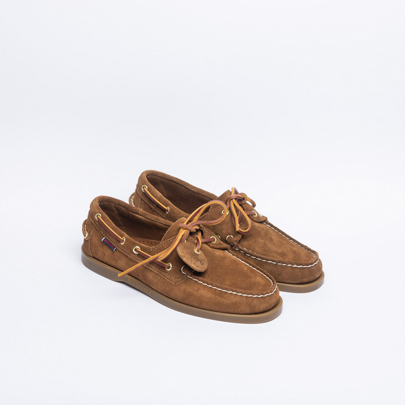 Mocassino da barca Sebago Portalnd Artisan in camoscio marrone