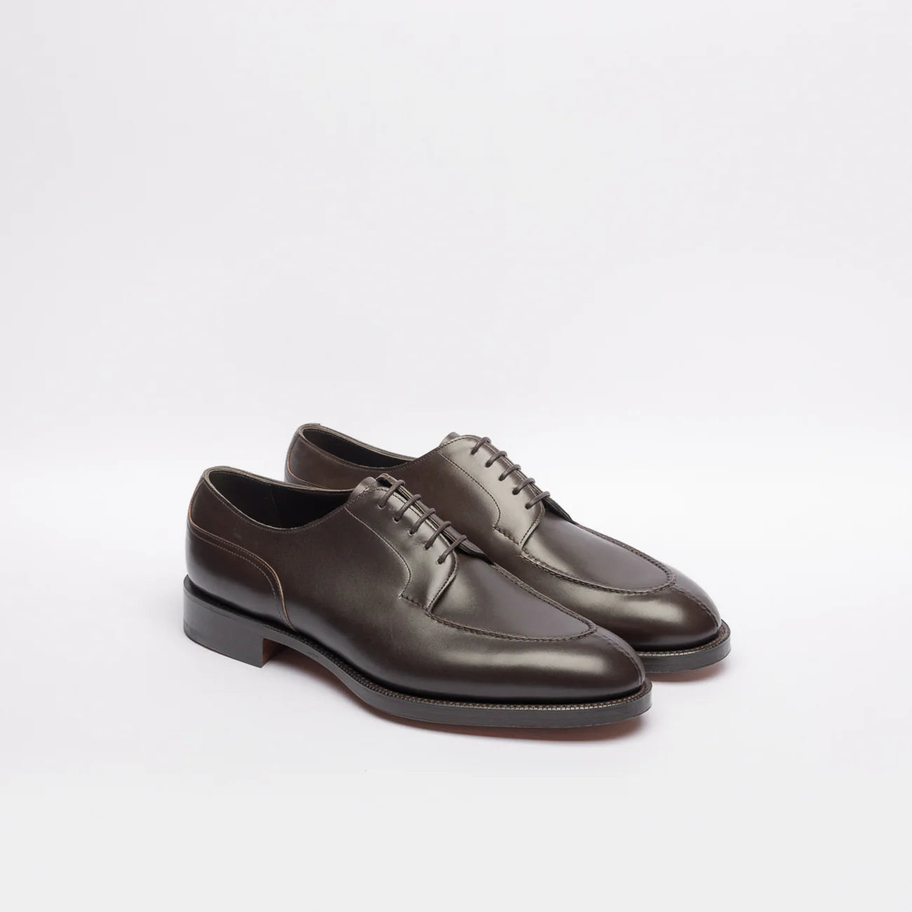 Stringata derby Edward Green Dover in pelle marrone (Espresso calf)