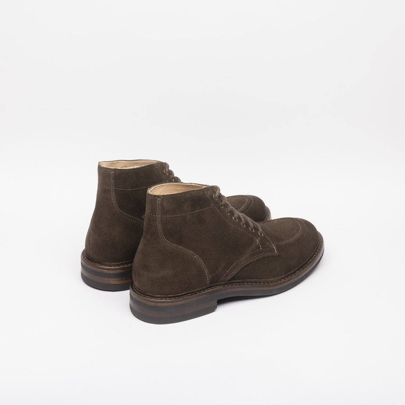 Stivale derby Astorflex Nuvoflex Rubber in camoscio marrone (Dark Chestnut)