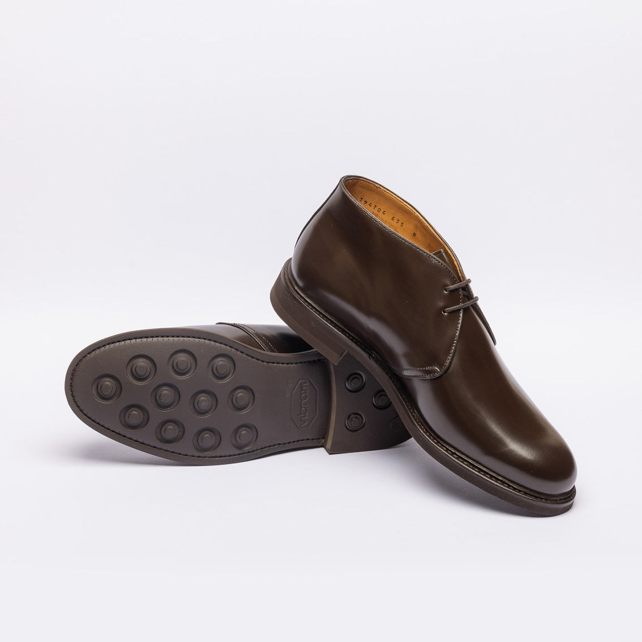 Stivale chukka Berwick 635 in pelle spazzolata marrone