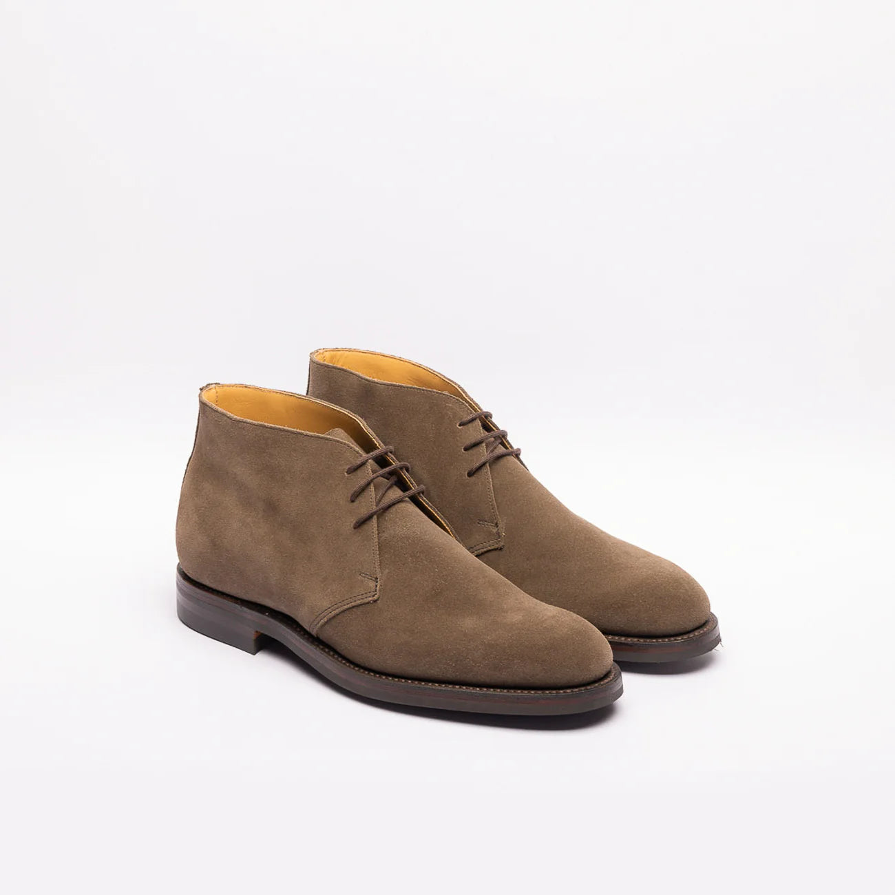 Stivale chukka Crockett & Jones Chiltern in camoscio marrone (Slate suede)