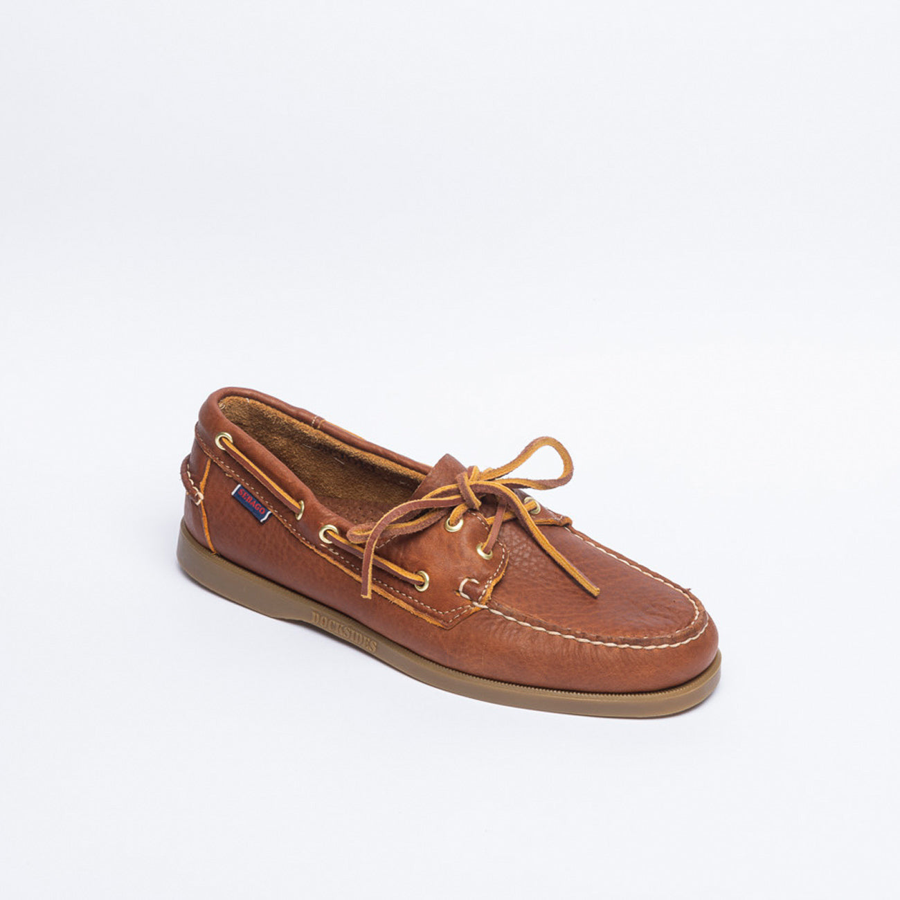 Mocassino da barca Sebago Portalnd Artisan in pelle marrone