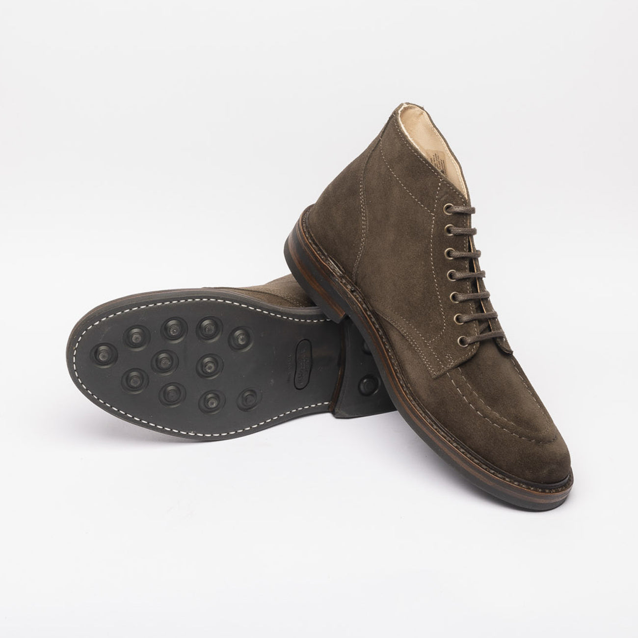 Stivale derby Astorflex Nuvoflex Rubber in camoscio marrone (Dark Chestnut)