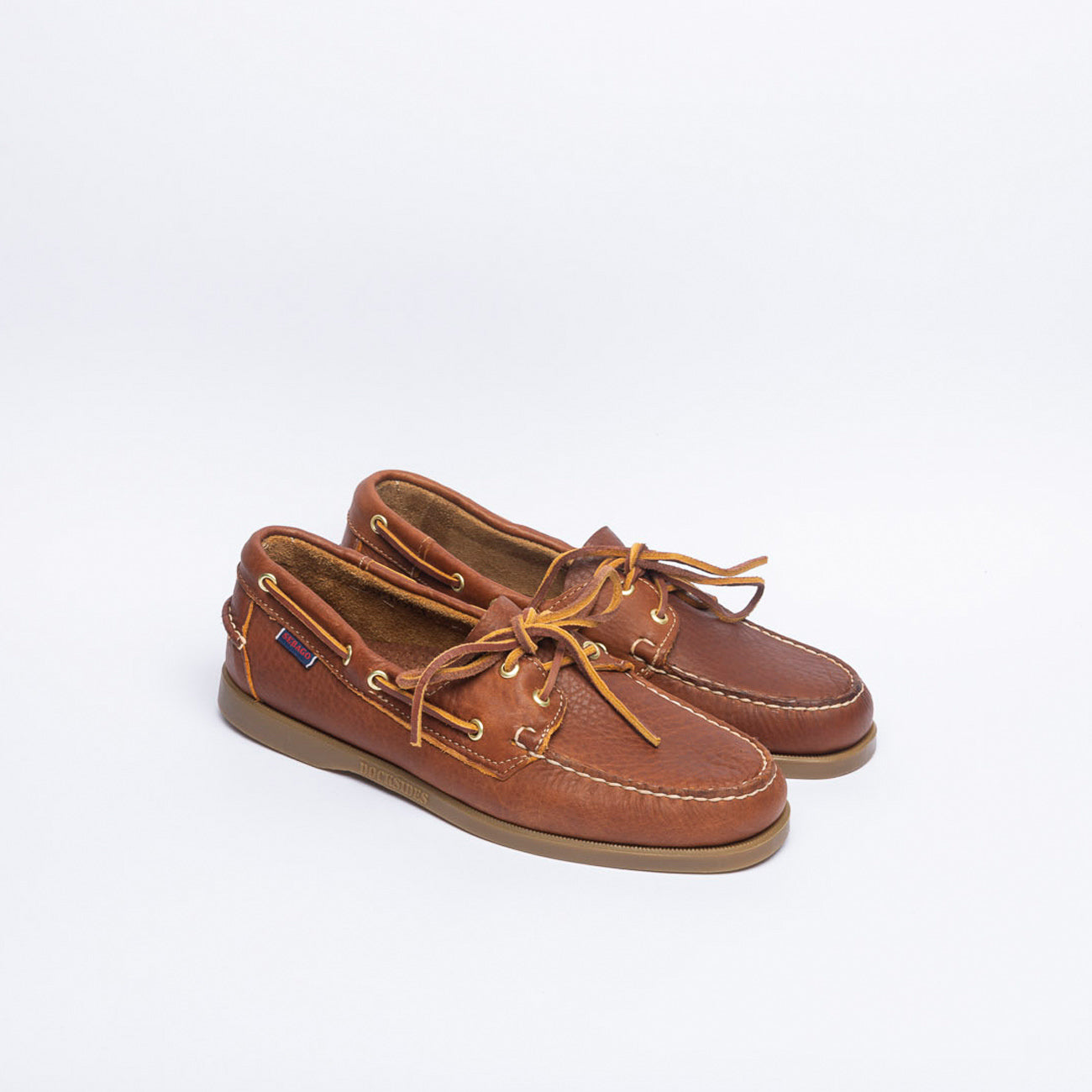 Mocassino da barca Sebago Portalnd Artisan in pelle marrone