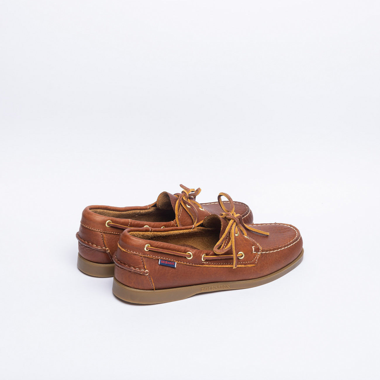 Mocassino da barca Sebago Portalnd Artisan in pelle marrone