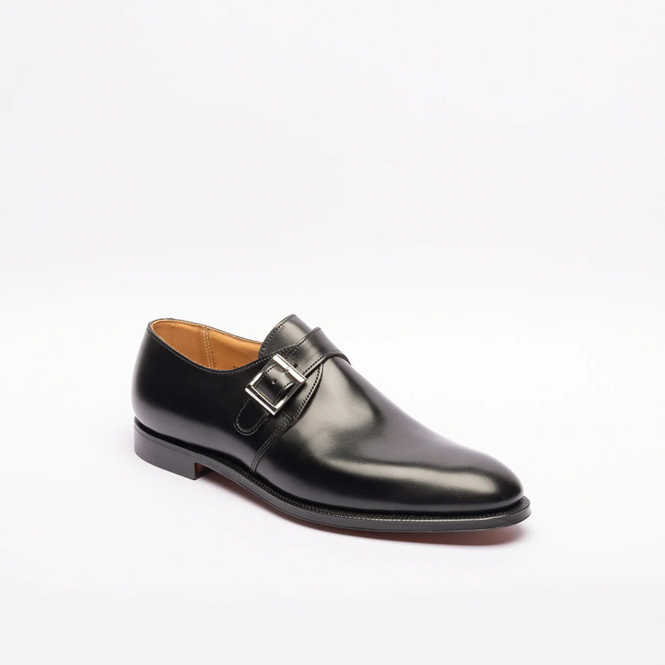 Mono fibbia Crockett & Jones Monkton in pelle nera