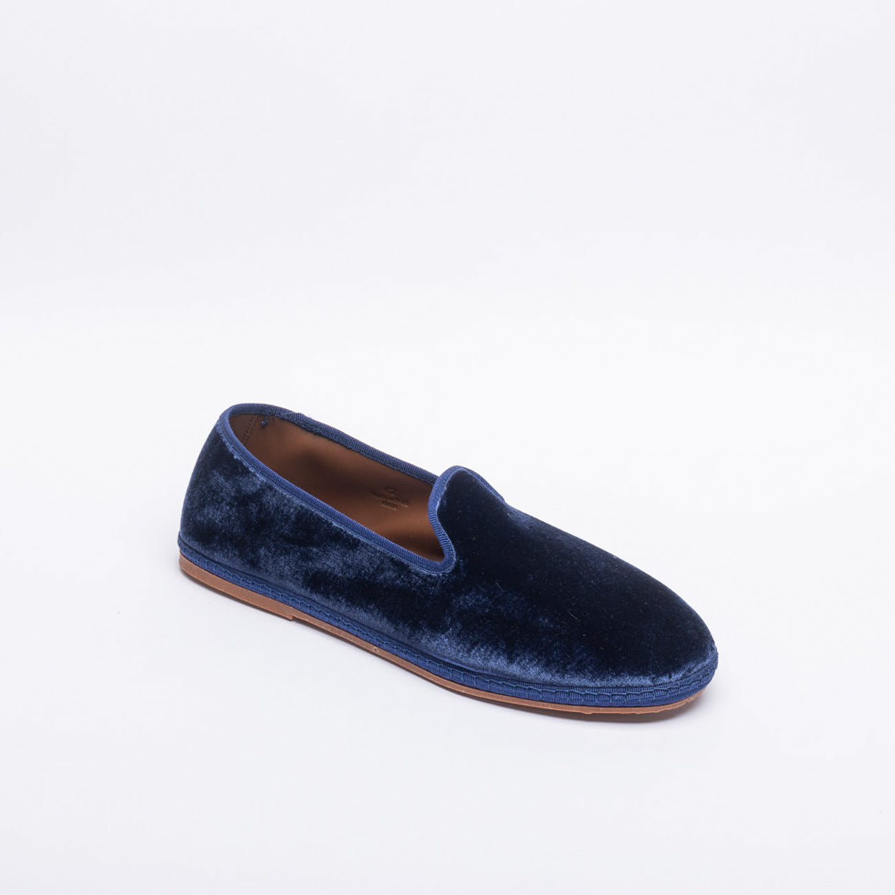 Friulana da uomo Miez in velluto blu