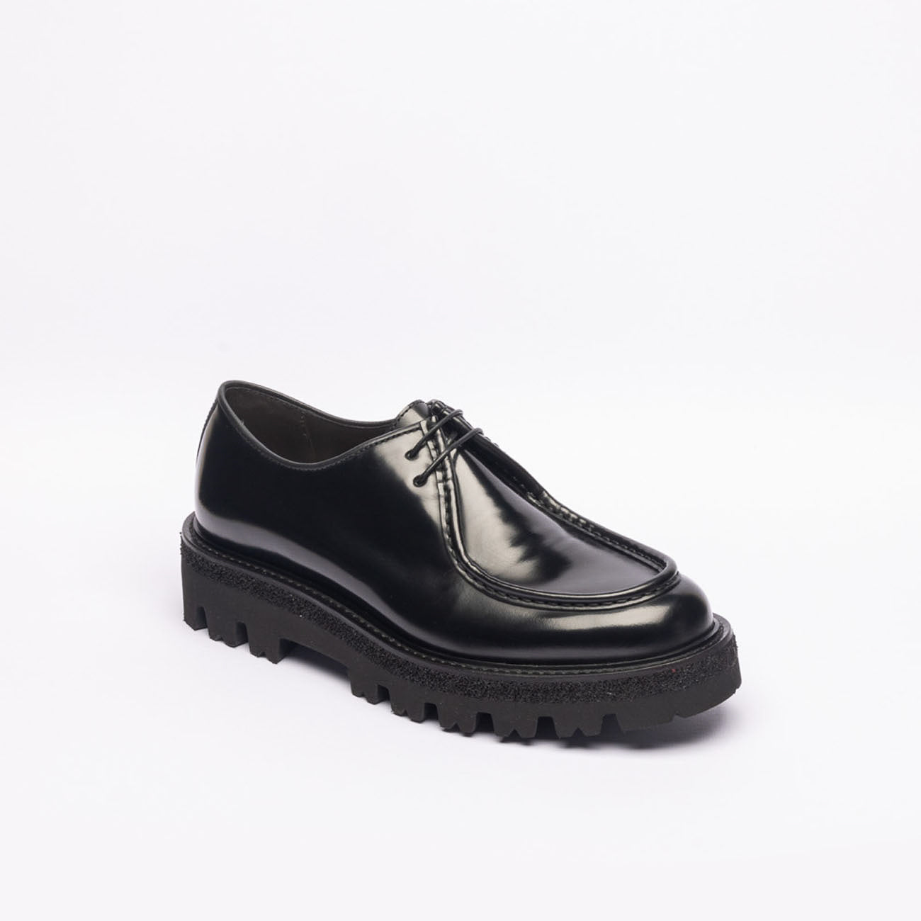 Barrett 212U017 derby lace-up in black brushed leather