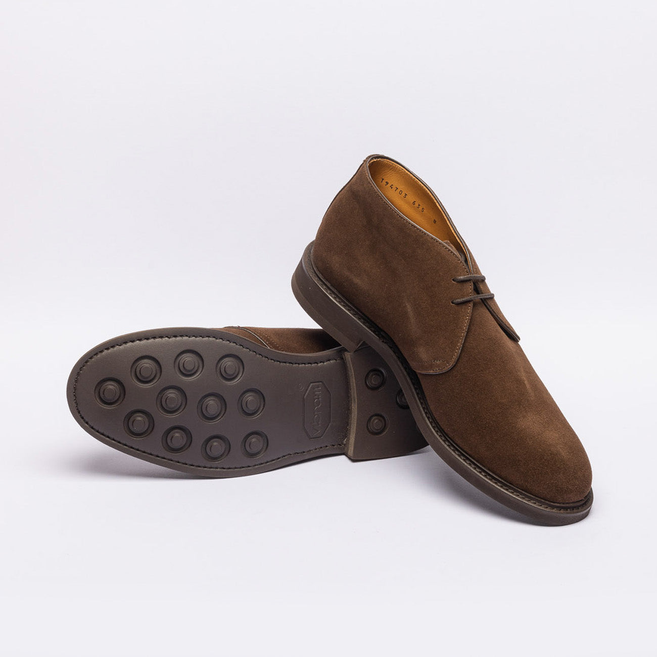 Stivale chukka Berwick 635 in camoscio marrone