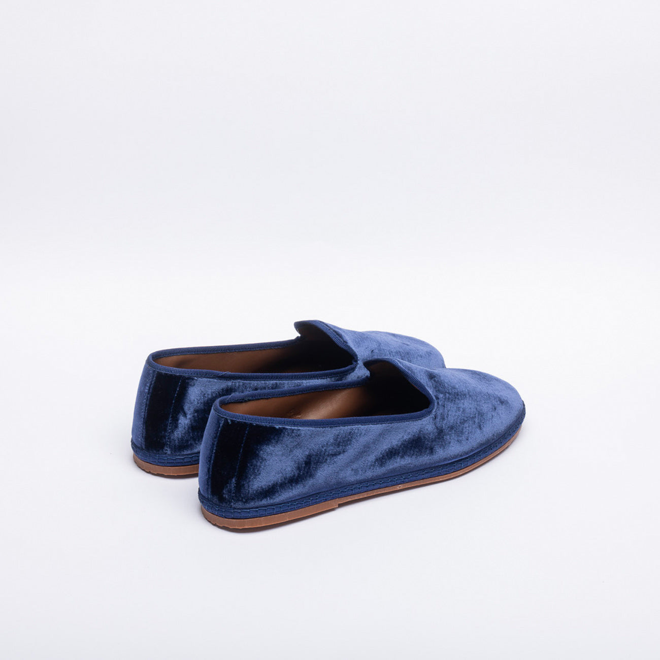 Friulana da uomo Miez in velluto blu