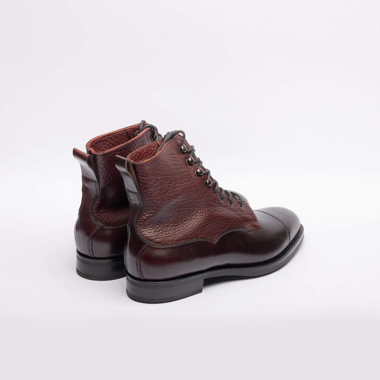 Stivale derby Edward Green Galway in pelle di cavallo bordeaux