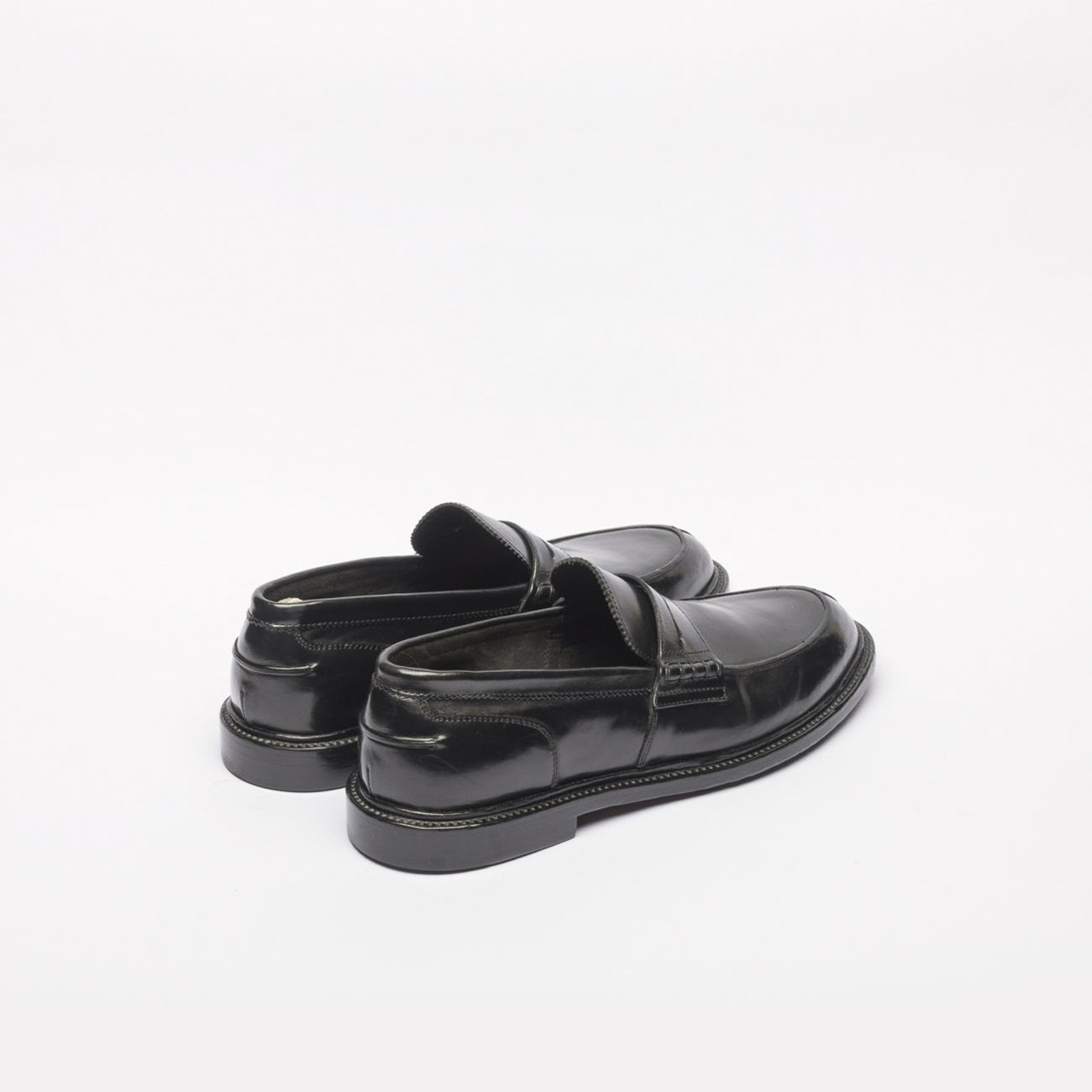 Mocassino penny Officine Creative Sax/001 in pelle nera