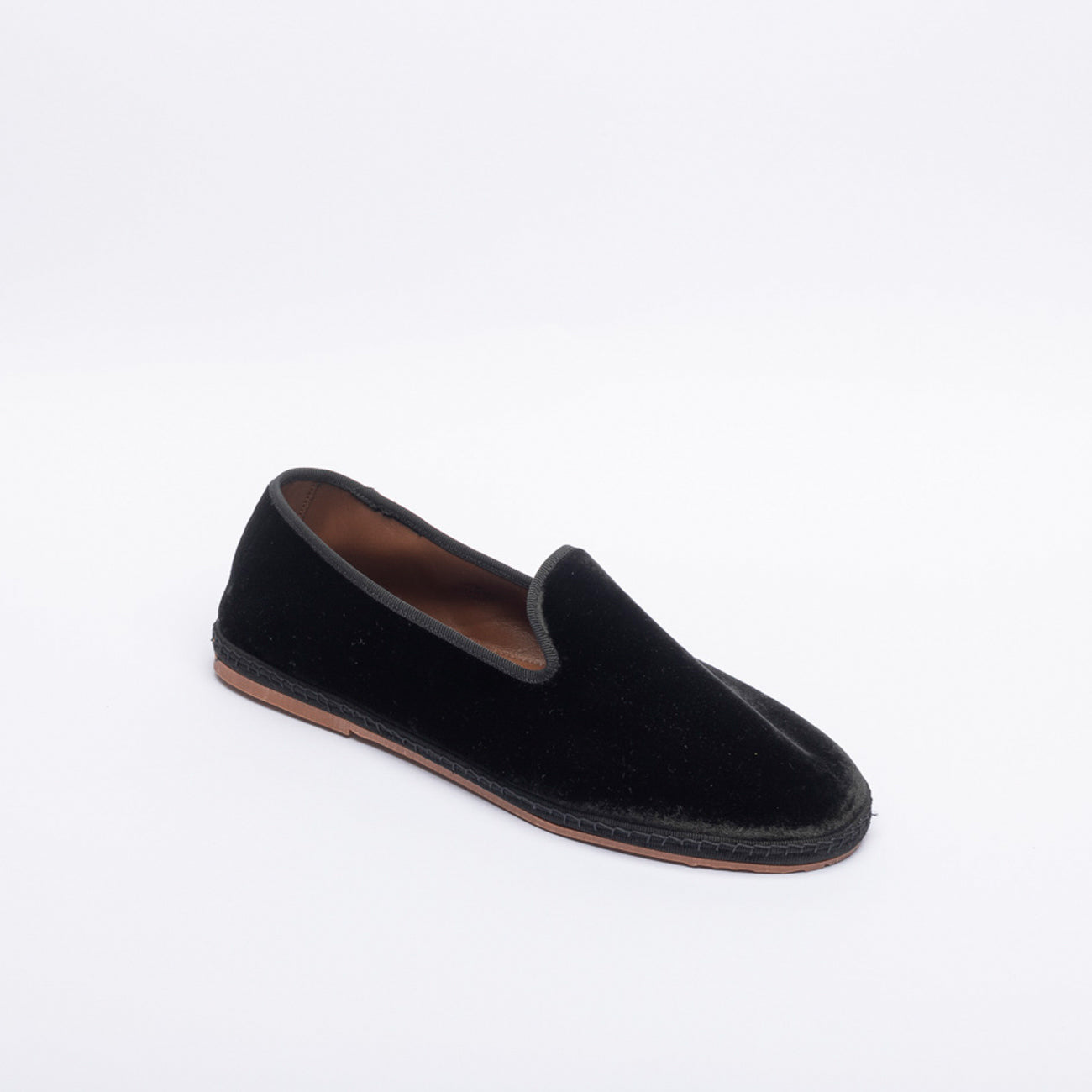 Friulana da uomo Miez in velluto nero