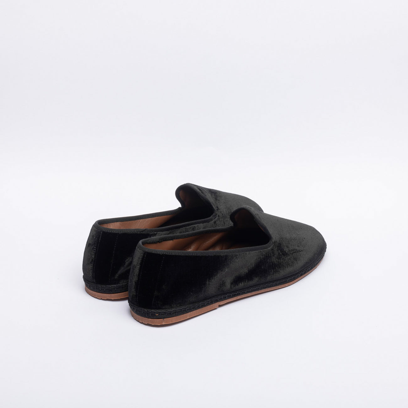 Friulana da uomo Miez in velluto nero