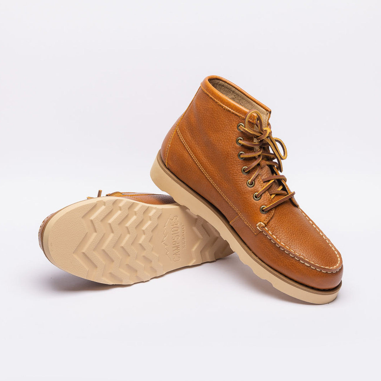 Stivale derby Sebago Tala Mid in pelle martellata marrone