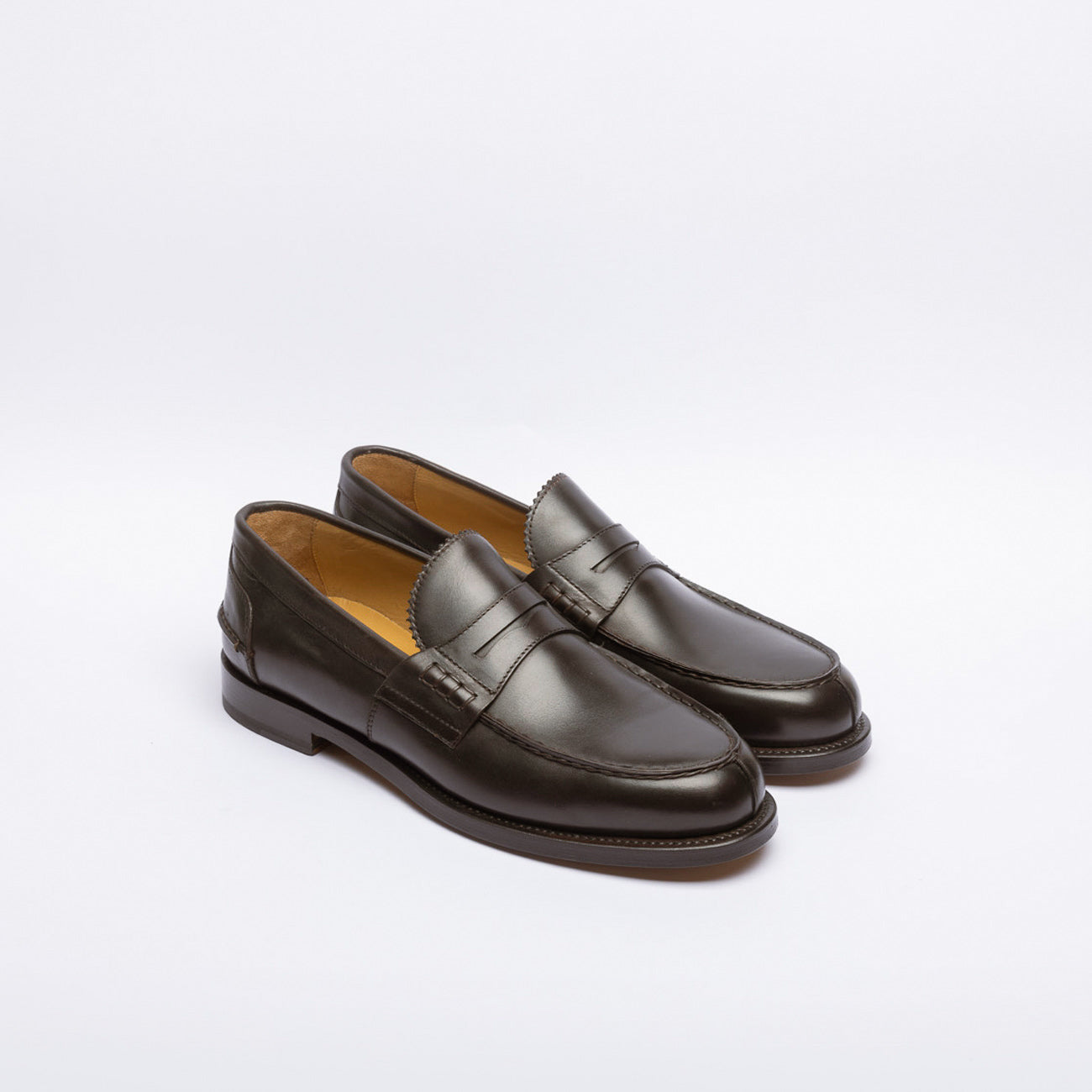 Mocassino penny Borghini GB02 in pelle marrone