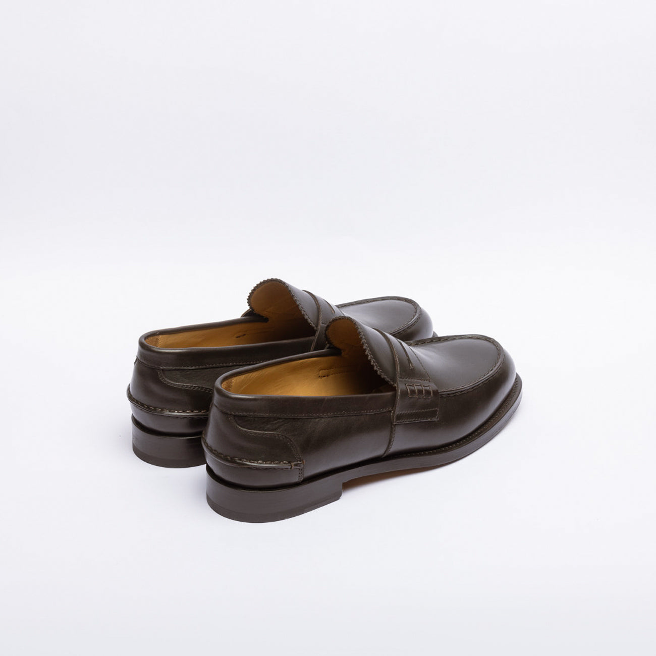 Mocassino penny Borghini GB02 in pelle marrone