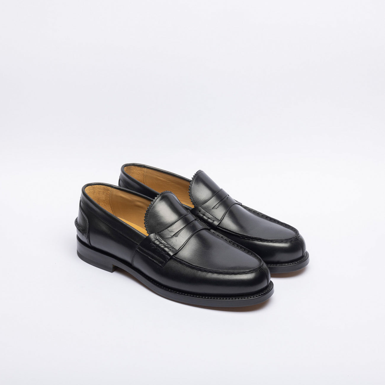 Mocassino penny Borghini GB02 in pelle nera