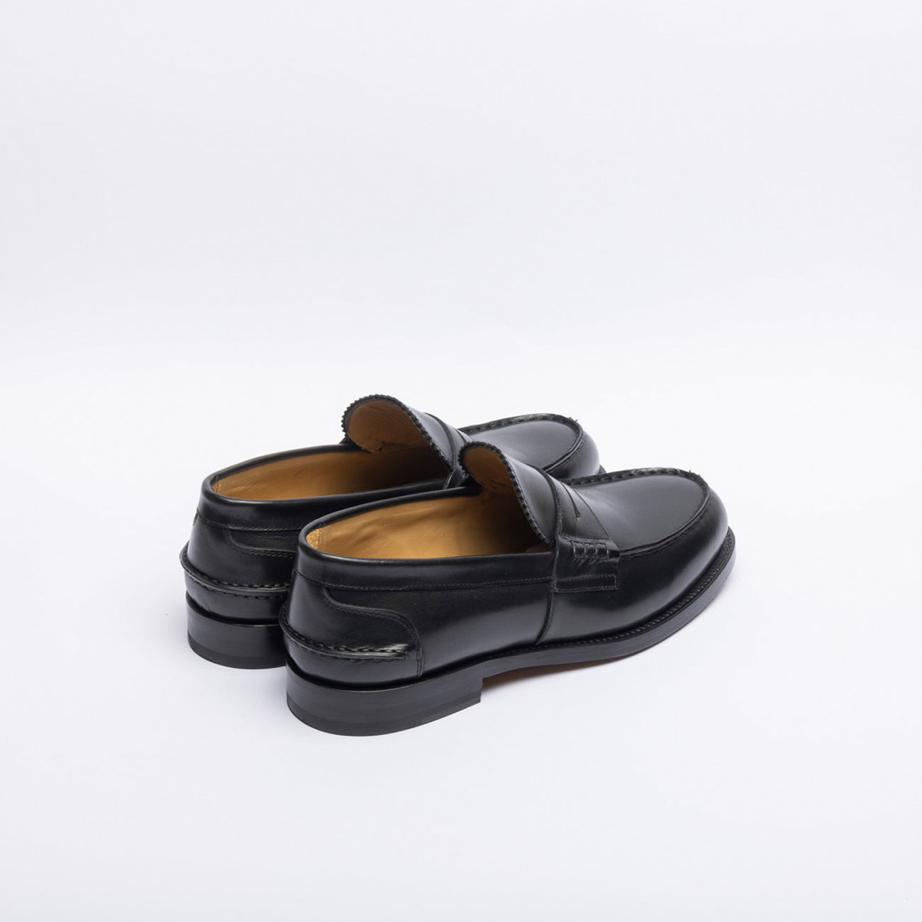 Mocassino penny Borghini GB02 in pelle nera