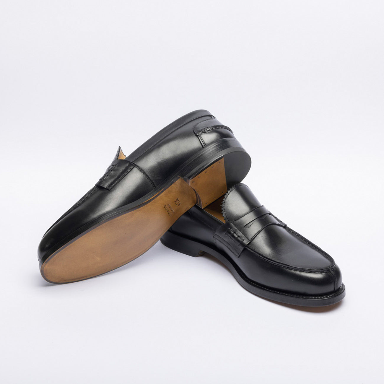Mocassino penny Borghini GB02 in pelle nera