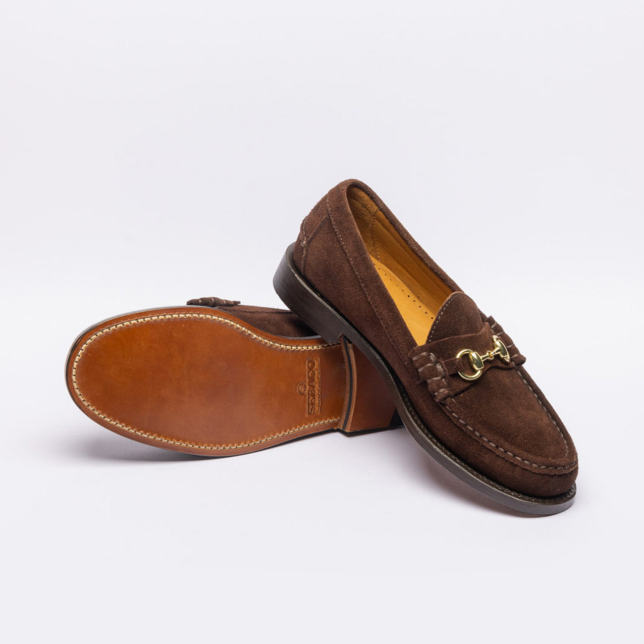 Mocassino con morsetto Sebago Joe Modena in camoscio marrone