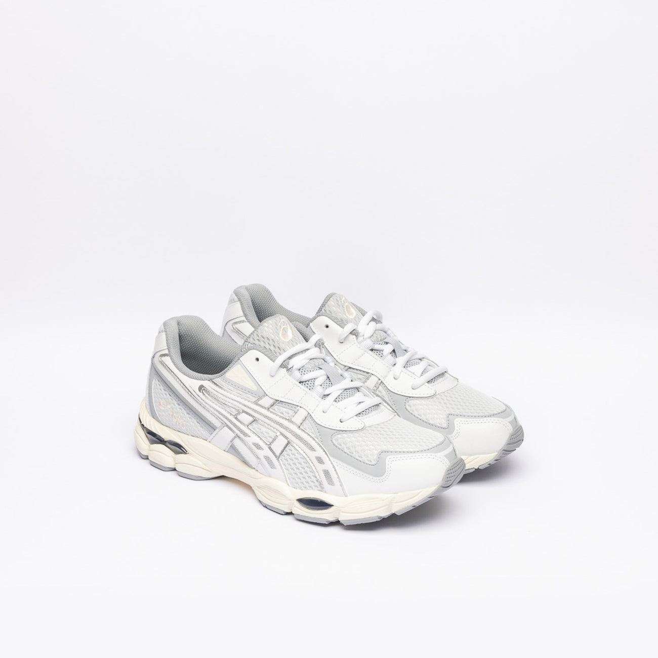 Asics Gel NYC 2055 ice leather and white fabric running sneaker