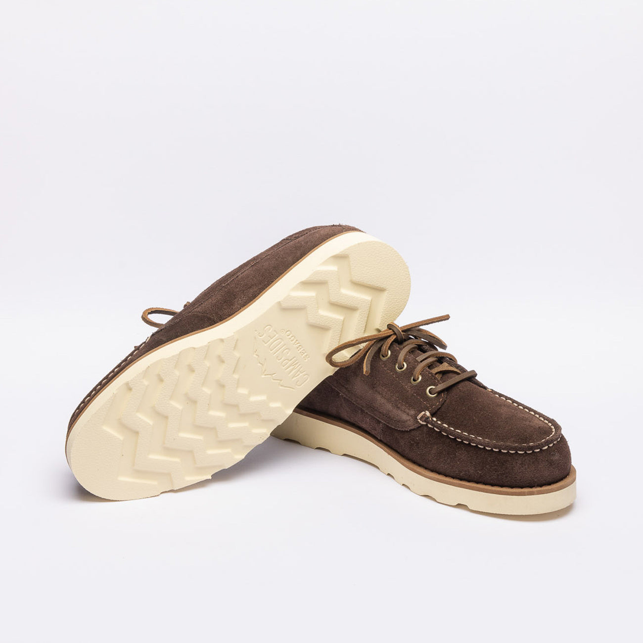 Stringata derby Sebago Askookfield Suede in camoscio marrone