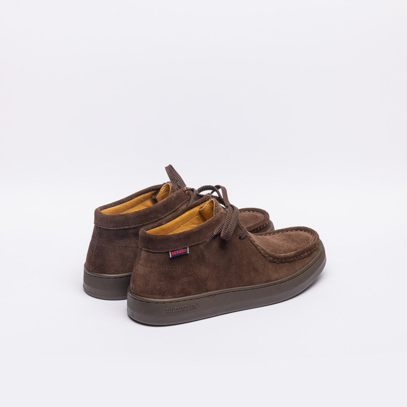 Stivale derby Sebago Harper Mid in camoscio marrone