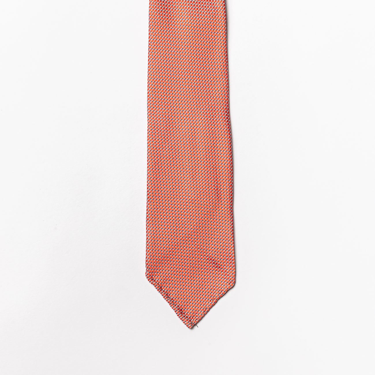 Cravatta sfoderata Tailor’s and Ties in seta arancione