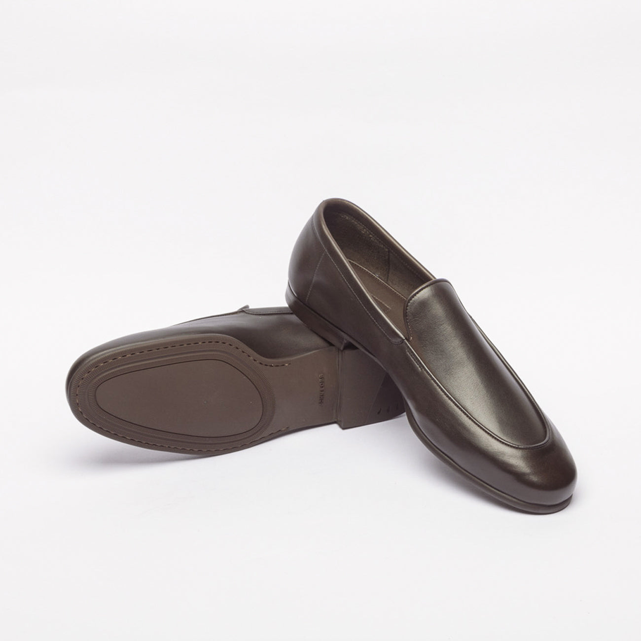 Mocassino slip-on John Lobb Tyne II in pelle marrone