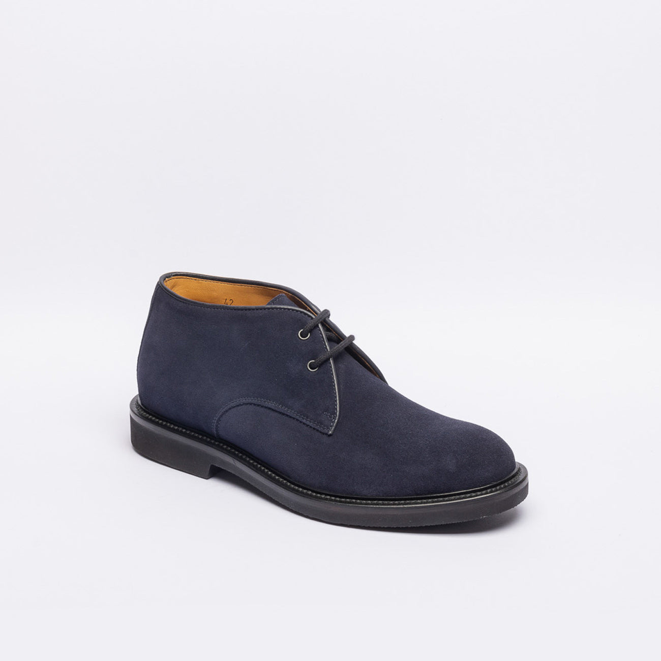 Stivale chukka Borghini 476 in camoscio blu