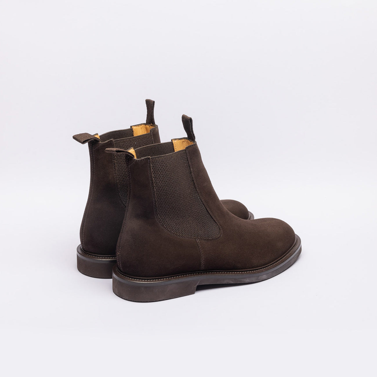 Stivale chelsea Borghini 480 in camoscio marrone