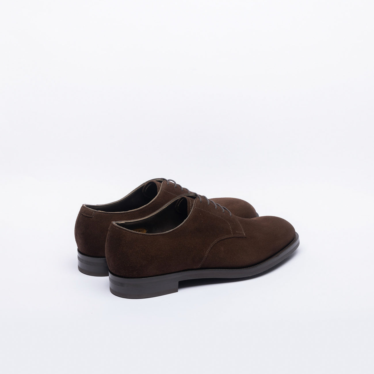Stringata derby Edward Green Withworth in camoscio marrone