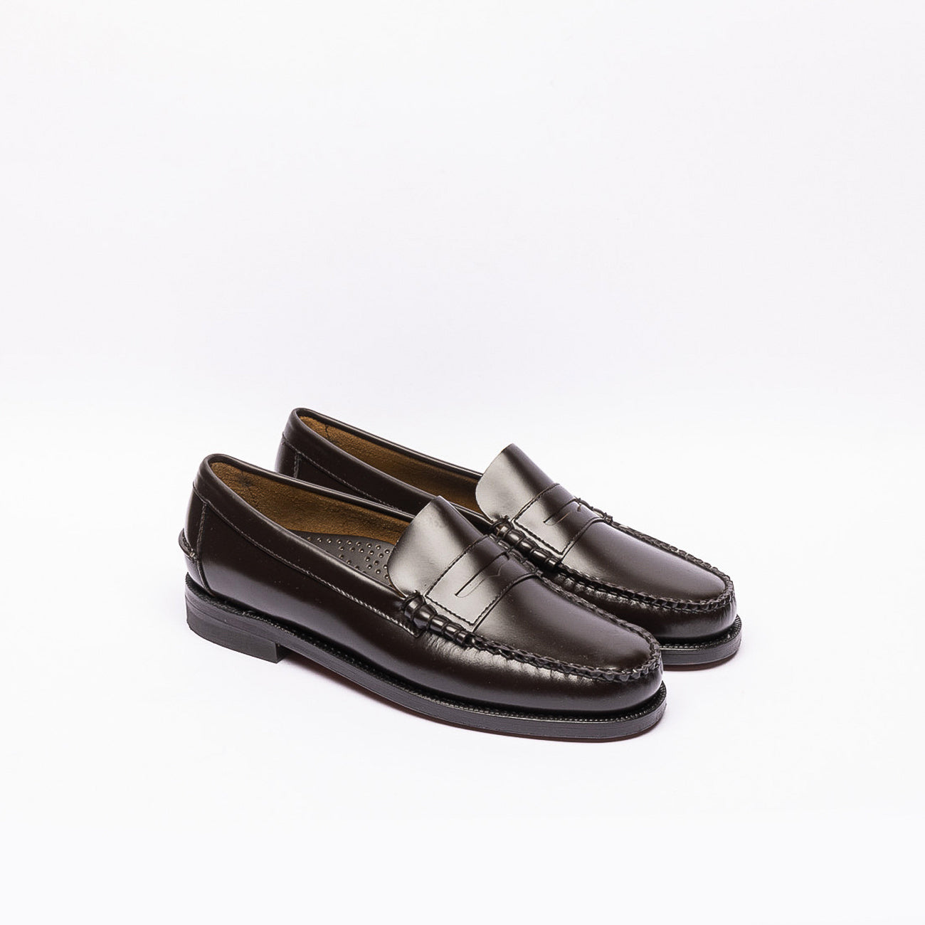 Sebago Classic Dan penny loafer in brown leather