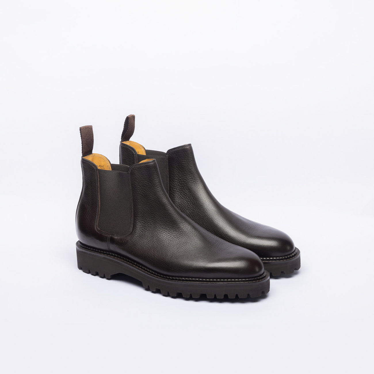Stivale chelsea John Lobb Lawry in pelle martellata marrone