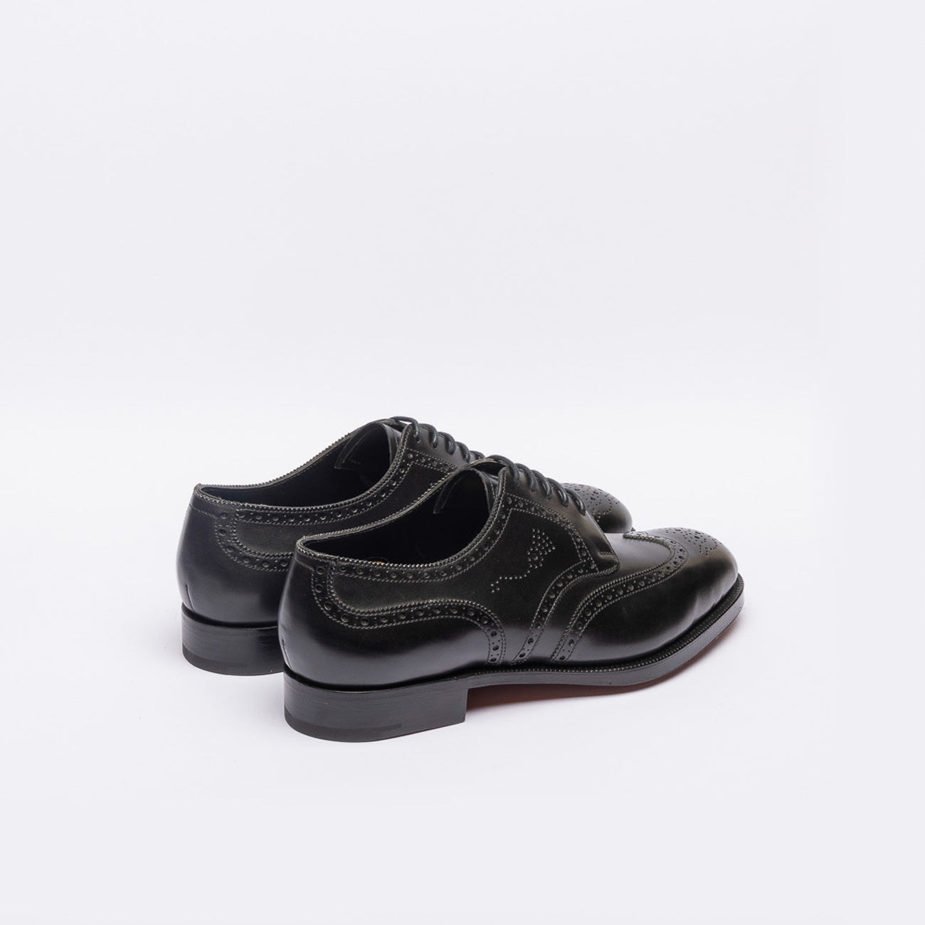Edward Green Sandringham derby lace-up in black leather