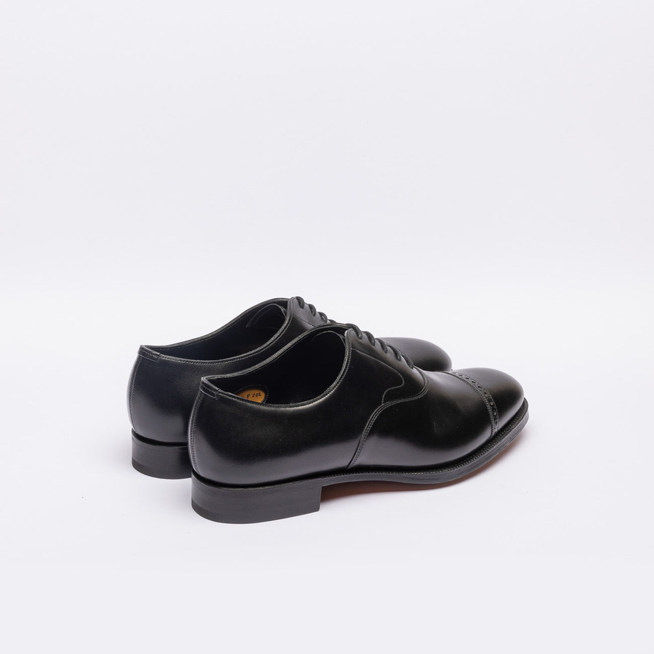 Stringata oxford Edward Green Berkeley in pelle nera
