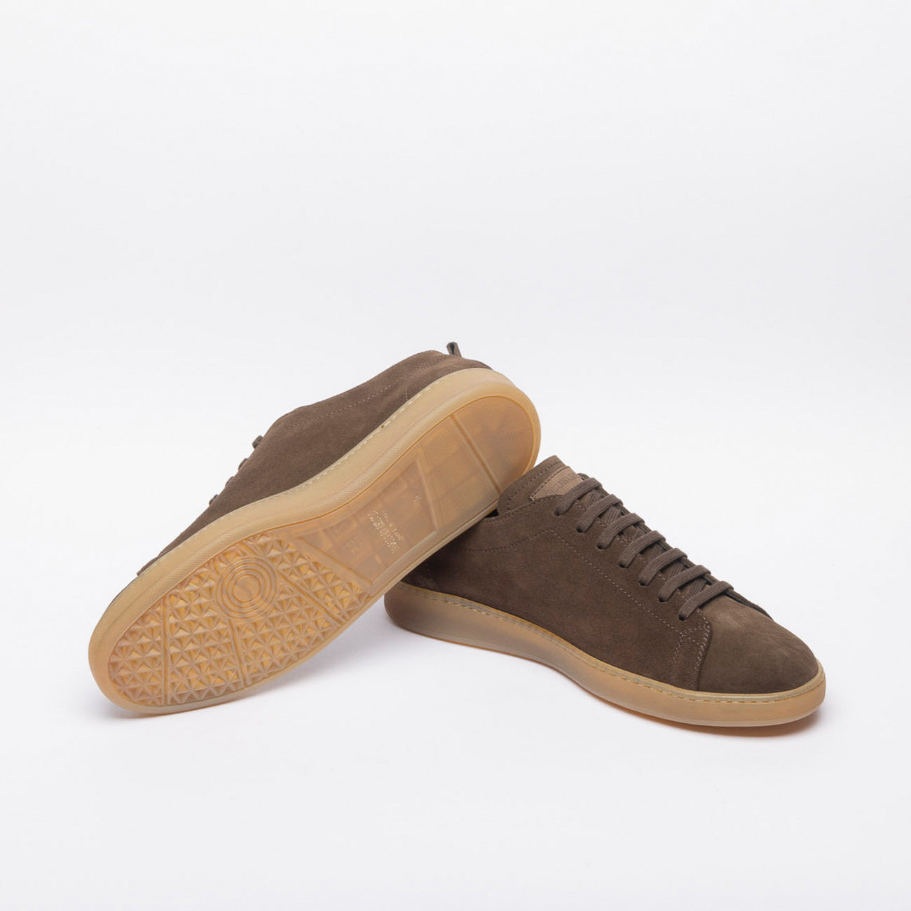 Sneaker elegante Blu Barrett Riva in camoscio marrone